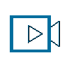 Video line icon